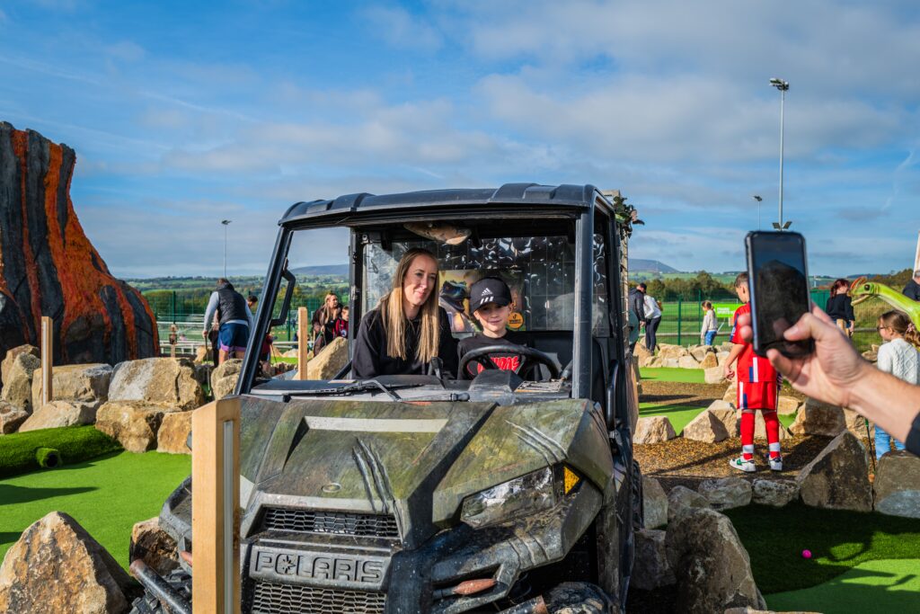 Adventure golf course children's parties in Burnley