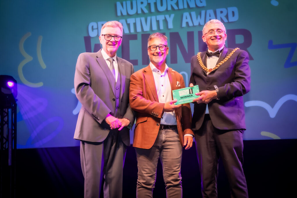 Andy Cooke at the Culture Burnley Awards