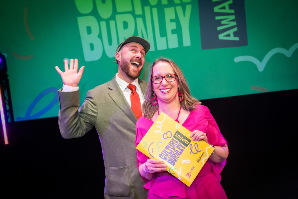 Charlotte Steels at the Culture Burnley Awards