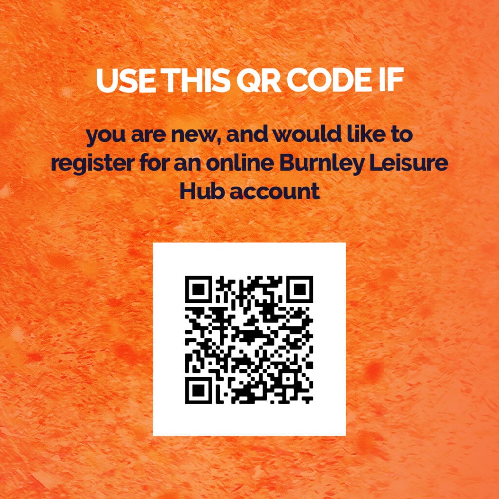 A QR code is you are new and would like to register for an online account