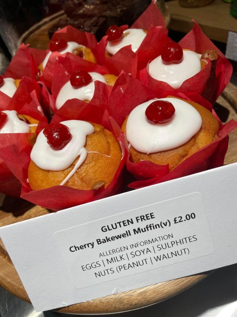 Delicious gluten free Bakewell tarts