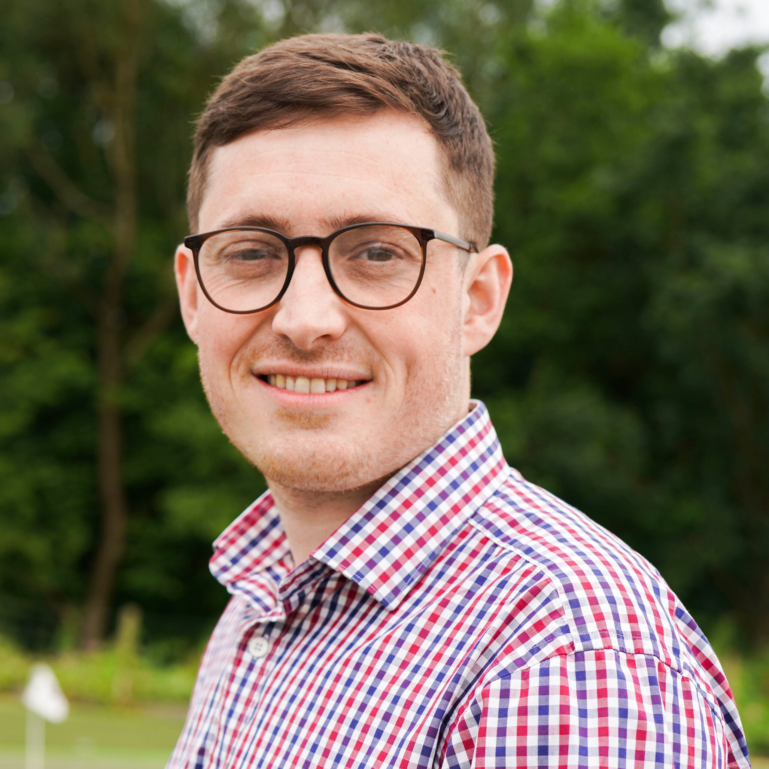 Ben Butterworth standing in the park