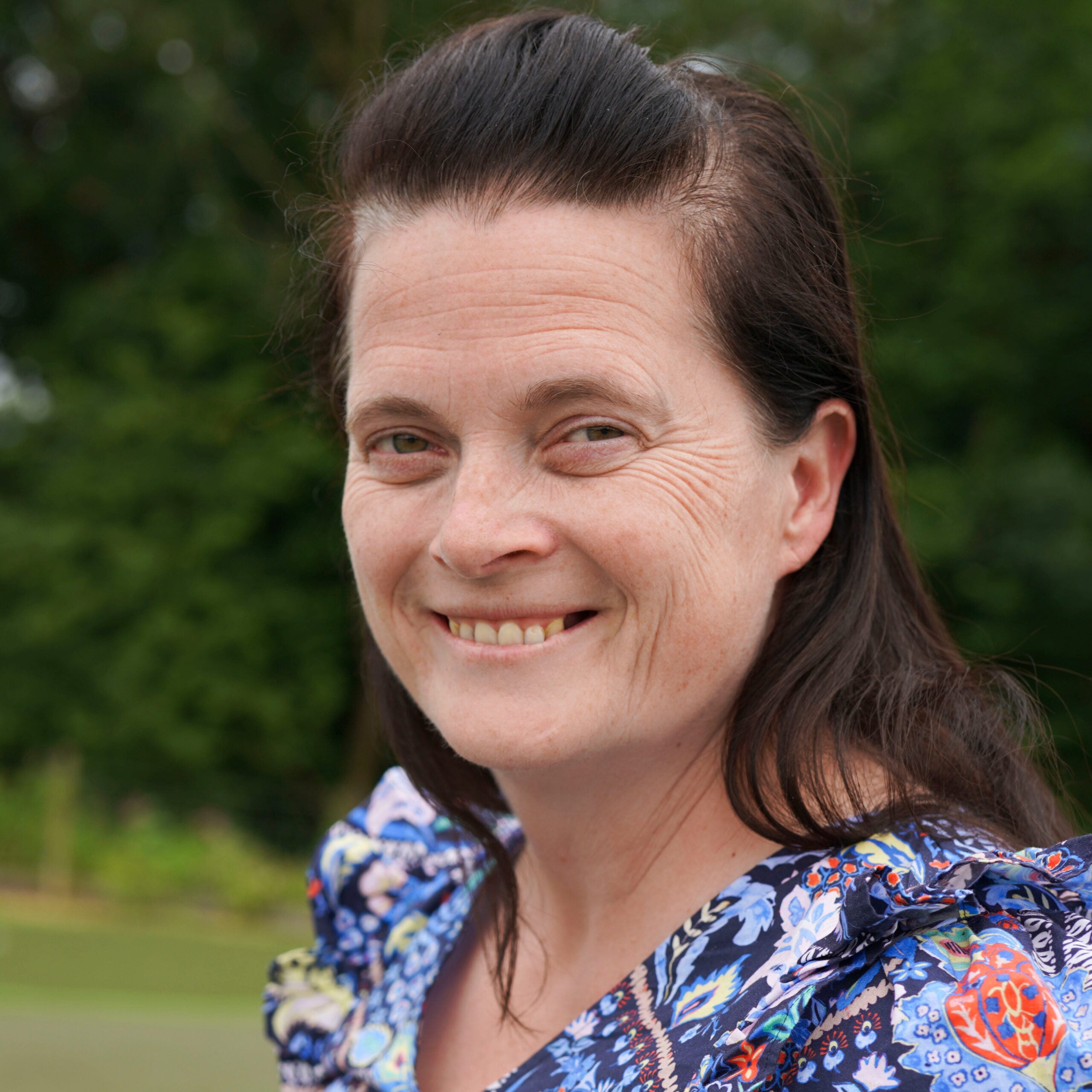 Donna Livesey standing in the park
